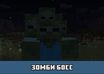 Зомби босс в текстурах на на Зомби Апокалипсис для Майнкрафт ПЕ