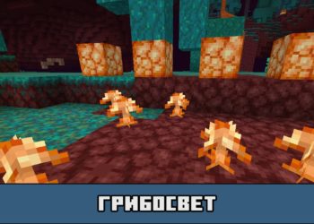 Светогриб в Майнкрафт ПЕ