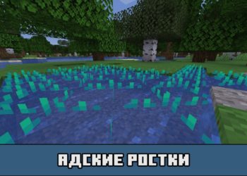 Адские ростки в Майнкрафт ПЕ