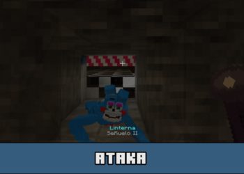 Атака на карте ФНАФ для Майнкрафт ПЕ