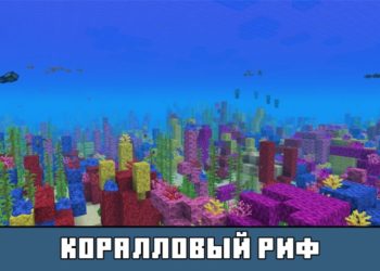 Коралловый риф из Майнкрафт 1.4