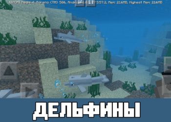 Дельфины Minecraft PE 1.2
