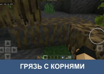 Грязь с корнями Minecraft PE