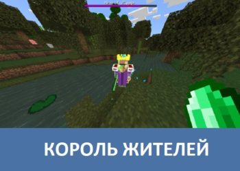 Король жителей Minecraft PE