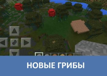 Новые грибы Minecraft PE