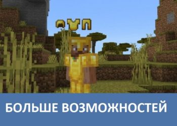 Больше возможностей Minecraft PE