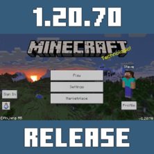 Скачать Minecraft PE 1.20.70